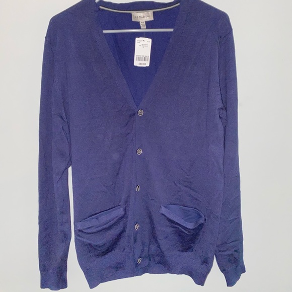 $5/100 Le Chateau Men’s Cardigan Brand New - Picture 1 of 3